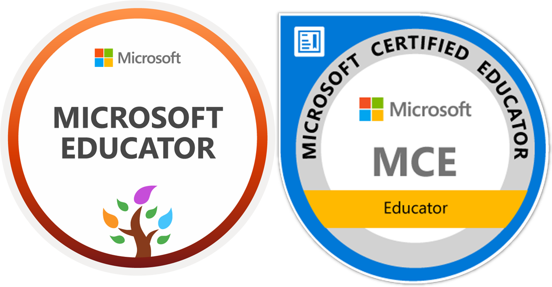 Microsoft Educator digital badges